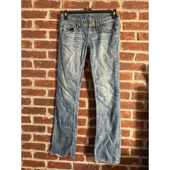A|X Armani Exchange low rise Y2K jeans size 2 - Picture 1 of 8